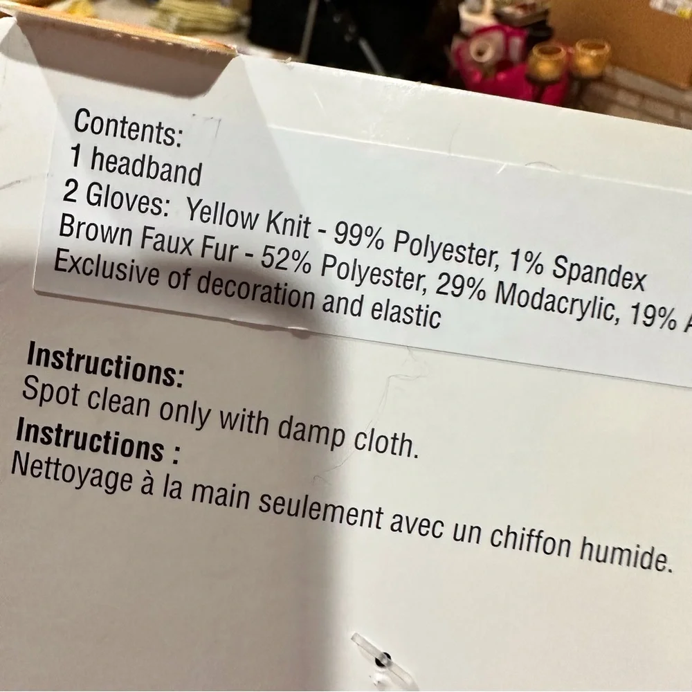 Lion costume accessories